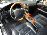 2000 Lexus LS 400 Platinum Series Black Interior