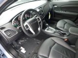 2014 Chrysler 200 Limited Sedan Black Interior