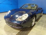 Ocean Blue Metallic Porsche Boxster in 2000