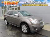 2010 Mocha Steel Metallic Chevrolet Equinox LT AWD #88666901
