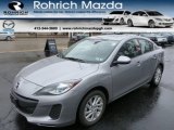 2012 Liquid Silver Metallic Mazda MAZDA3 i Grand Touring 4 Door #88666926