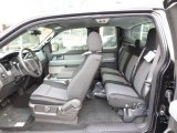 2014 Ford F150 STX SuperCab 4x4 Black Interior
