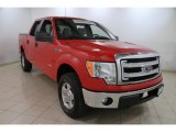 2013 Vermillion Red Ford F150 XLT SuperCrew 4x4 #88693327