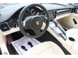 2014 Porsche Panamera Turbo Black/Cream Interior