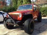 2009 Sunburst Orange Pearl Jeep Wrangler Unlimited Rubicon 4x4 #88770338