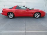 Bright Red Pontiac Firebird in 2002