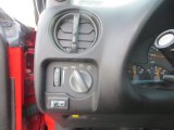 2002 Pontiac Firebird Coupe Controls