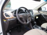 2014 Hyundai Santa Fe GLS Beige Interior