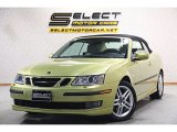 2007 Lime Yellow Metallic Saab 9-3 2.0T Convertible #88769767