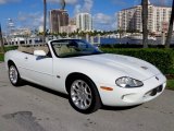 2000 Jaguar XK Spindrift White