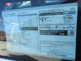 2014 Hyundai Genesis 3.8 Sedan Window Sticker