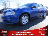 2014 Blue Streak Pearl Dodge Avenger SE #88818205