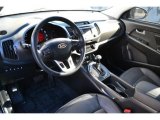 2012 Kia Sportage EX AWD Black Interior