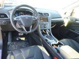 2014 Ford Fusion Titanium AWD Charcoal Black Interior