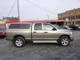 2008 Light Khaki Metallic Dodge Ram 1500 SLT Quad Cab 4x4 #88818131