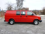 2005 Victory Red Chevrolet Express 2500 Cargo Van #88818130