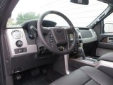 2014 Ford F150 Lariat SuperCrew 4x4 Black Interior