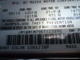 2014 MAZDA3 Color Code for Liquid Silver Metallic - Color Code: 38P