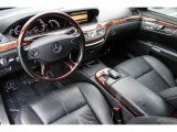 2007 Mercedes-Benz S 550 Sedan Black Interior