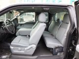 2014 Ford F150 STX SuperCab 4x4 Steel Grey Interior