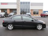 2011 Crystal Black Pearl Honda Civic LX-S Sedan #88920783