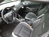 2013 Hyundai Veloster Turbo Black Interior