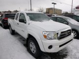 Super White Toyota Tacoma in 2010