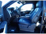 2014 Ford F150 Limited SuperCrew 4x4 Limited Marina Blue Leather Interior