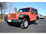 2013 Flame Red Jeep Wrangler Sport 4x4 #88960322