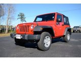 2012 Flame Red Jeep Wrangler Sport 4x4 #88960320