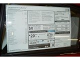 2014 BMW 6 Series 650i Gran Coupe M Sport Edition Window Sticker