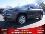 2014 Granite Crystal Metallic Jeep Cherokee Latitude #88960125