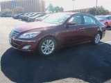 2013 Cabernet Red Pearl Hyundai Genesis 3.8 Sedan #88959912