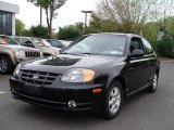2004 Ebony Black Hyundai Accent GL Coupe #8852408