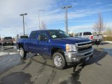 2014 Blue Topaz Metallic Chevrolet Silverado 2500HD LTZ Crew Cab 4x4 #88960307