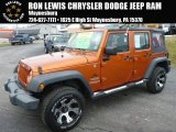 Mango Tango Pearl Jeep Wrangler Unlimited in 2010
