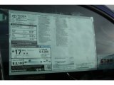 2014 Toyota Tacoma V6 TRD Double Cab 4x4 Window Sticker