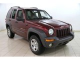 2002 Dark Garnet Red Pearlcoat Jeep Liberty Sport 4x4 #89007539