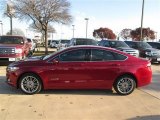 Ruby Red Ford Fusion in 2014
