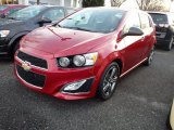 2014 Crystal Red Tintcoat Chevrolet Sonic RS Hatchback #89051638