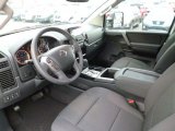 2014 Nissan Titan SV Crew Cab 4x4 Charcoal Interior