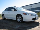 2007 Taffeta White Honda Civic LX Sedan #890381