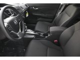 2014 Honda Civic LX Sedan Black Interior
