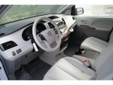 2014 Toyota Sienna XLE AWD Light Gray Interior