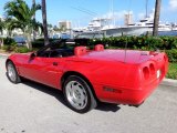 1992 Bright Red Chevrolet Corvette Convertible #89161361