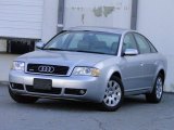 Light Silver Metallic Audi A6 in 2002