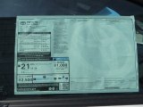 2014 Toyota Tacoma Double Cab Window Sticker