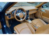 2010 Porsche 911 Turbo Cabriolet Natural Brown Interior