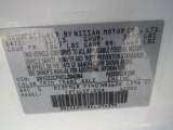 2014 Versa Note Color Code for Aspen White - Color Code: QAC