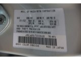 2002 MPV Color Code for Shimmering Sand Metallic - Color Code: 24E